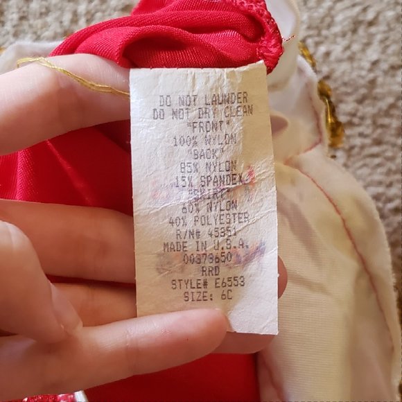 Children's Cheer Leader Majorette Halloween Dance costume dress boot covers - Picture 10 of 11